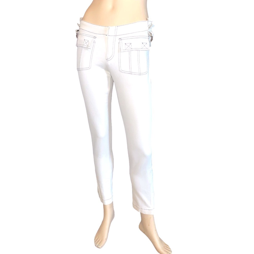 Paul & Joe Made in France Pants jeans SZ UK 38 = 6 creamy white